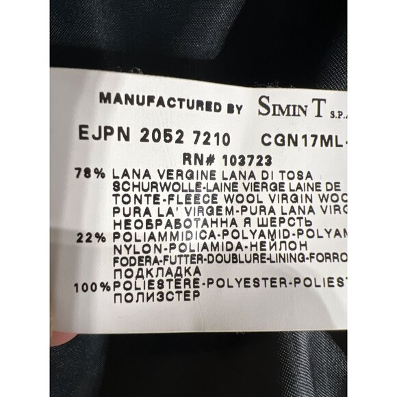 Emporio Armani Authentic Vintage Women's 8 Black Tuxedo Jacket - Picture 11 of 12